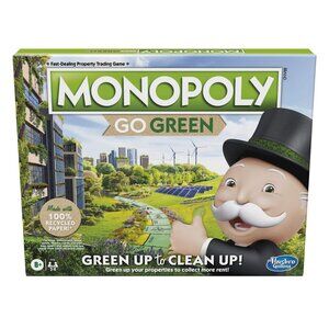 Hasbro Gaming Monopoly: Go Green Edition Board Game